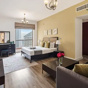La Buena Vida Homes - Modern, Luxe & Spacious 4-bed, Full Kitchen, Near To Beach, Tram & Marina شقة دبي